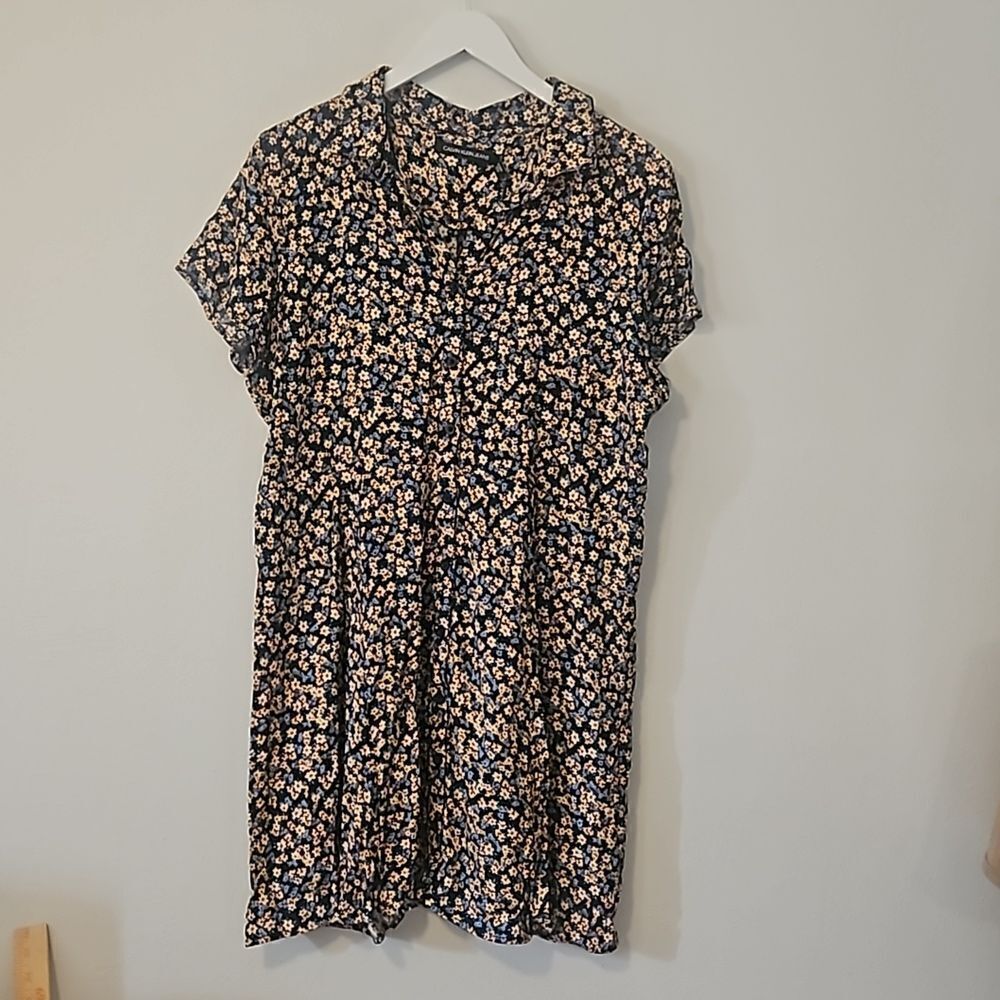 CALVIN KEIN JEAN  FLORAL DRESS XL